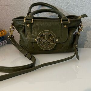 Tory Burch army green/olive green preloved bag in euc